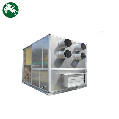 AHU de bobina DX modular refrigerada a ar de alta eficiência com ventilador para trás