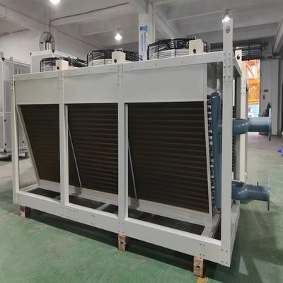 Resfriador de ar seco de alta eficiência com ventilador de design personalizado que irradia para o centro de dados
