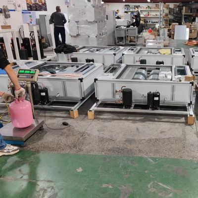 1-5HP Super Slim teto pendurado água arrefecida DX unidade de tratamento de ar purificação de ar HVAC para industrial