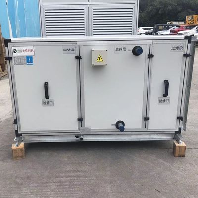 Água Refrigerada Ar Fresco AHU 1000-3000CMH Unidade de Manuseio de Ar Design Personalizado Para Hotéis