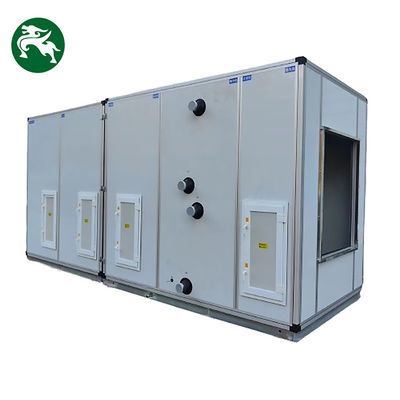 Água Refrigerada Unidade de Manuseio de Ar OEM ODM Temperatura e Umidade Constantes AHU Para Shopping Mall