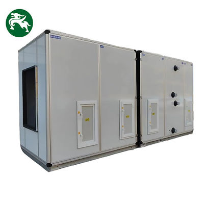 Água Refrigerada Unidade de Manuseio de Ar OEM ODM Temperatura e Umidade Constantes AHU Para Shopping Mall