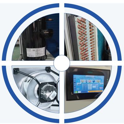 1-5HP Super Slim teto pendurado água arrefecida DX unidade de tratamento de ar purificação de ar HVAC para industrial