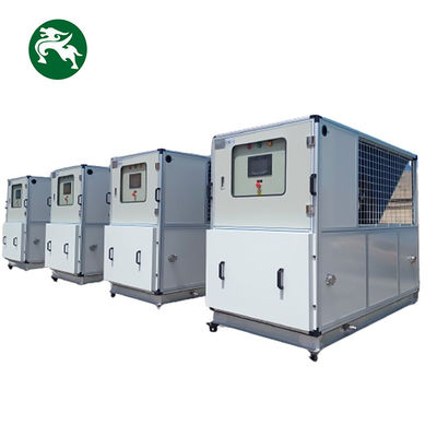 Subterrâneos 15HP Convenientemente Unidade de manuseio de ar móvel com rodas Adequado Aqua arrefecida HVAC