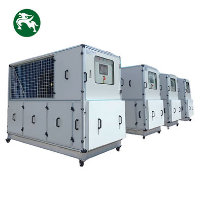 Subterrâneos 15HP Convenientemente Unidade de manuseio de ar móvel com rodas Adequado Aqua arrefecida HVAC