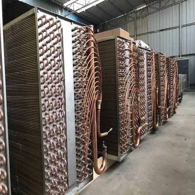 Sistema HVAC de baixo consumo energético Unidade de tratamento de ar Utilização de evaporador de trocador de calor