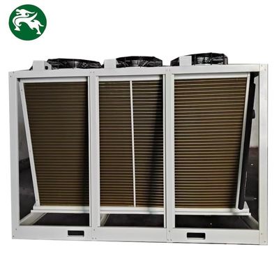 Economia de energia Tipo V refrigerador seco HVAC para divisão de calor da sala de base de dados com três ventiladores