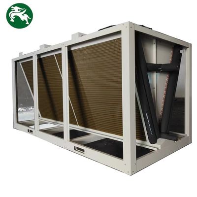 Economia de energia Tipo V refrigerador seco HVAC para divisão de calor da sala de base de dados com três ventiladores