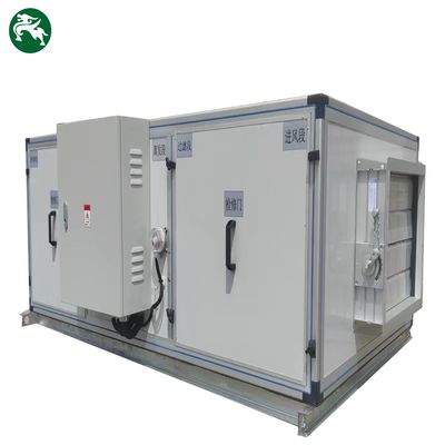 Unidade combinada de manipulação de ar de expansão direta modular resfriada a ar com tubo de aquecimento