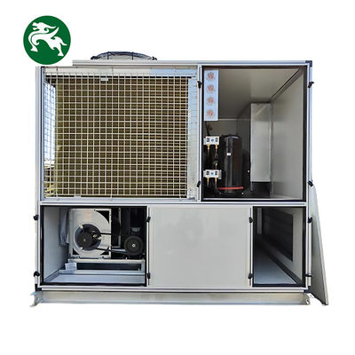 Sistema de aquecimento e refrigeração do AHU de ar fresco com ventilador de alta eficiência