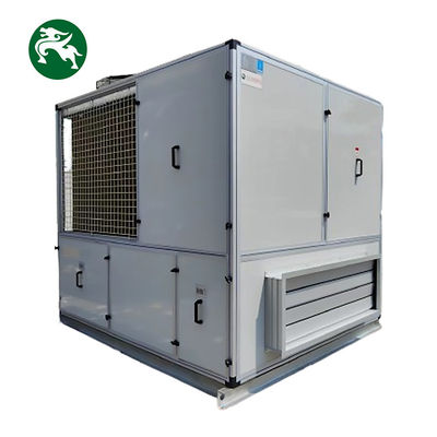Sistema de aquecimento e refrigeração do AHU de ar fresco com ventilador de alta eficiência
