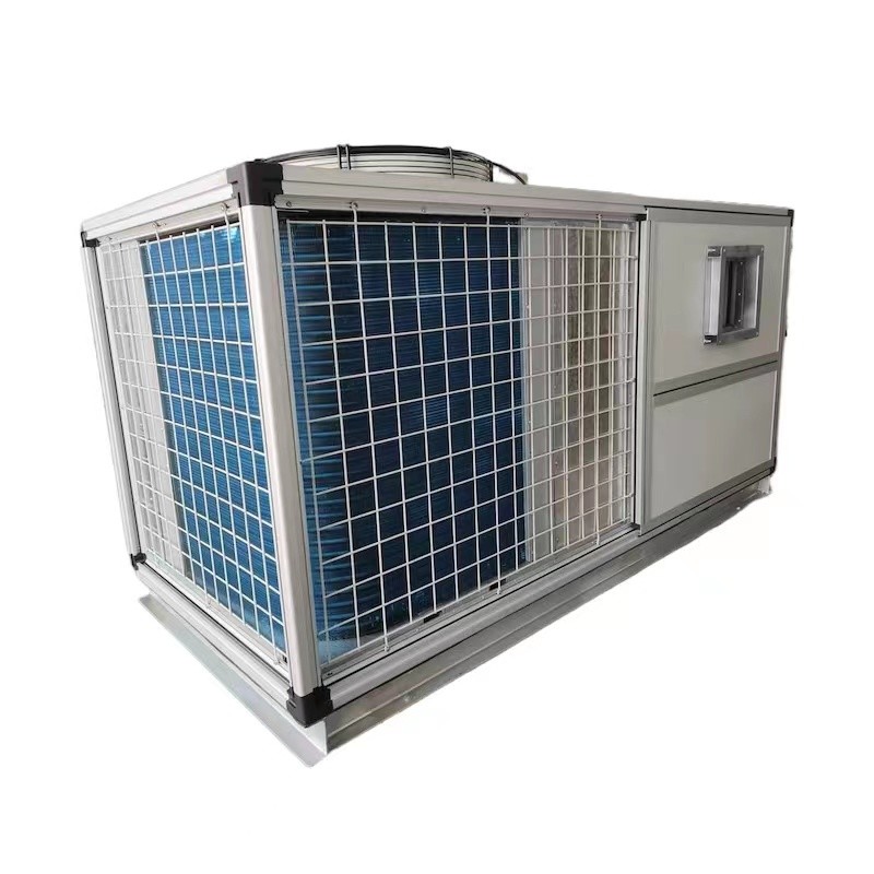 Unidade do telhado 5-10HP Comércio de resfriamento em pé bobina de resfriamento de economia de energia Ar condicionado