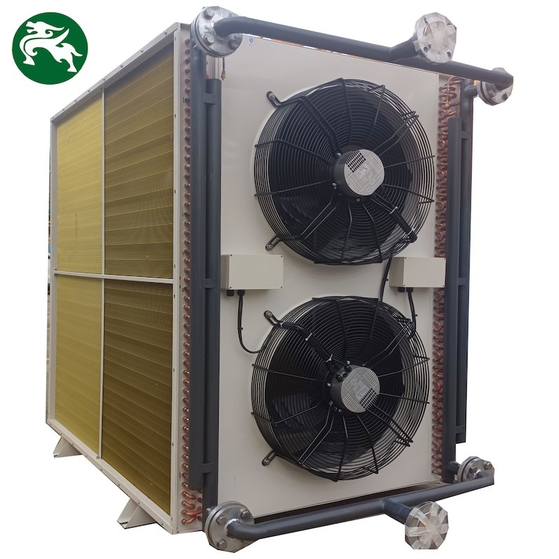 Tipo H Reserva de água fria seca Instalação externa com ventilador duplo EC para centro de dados