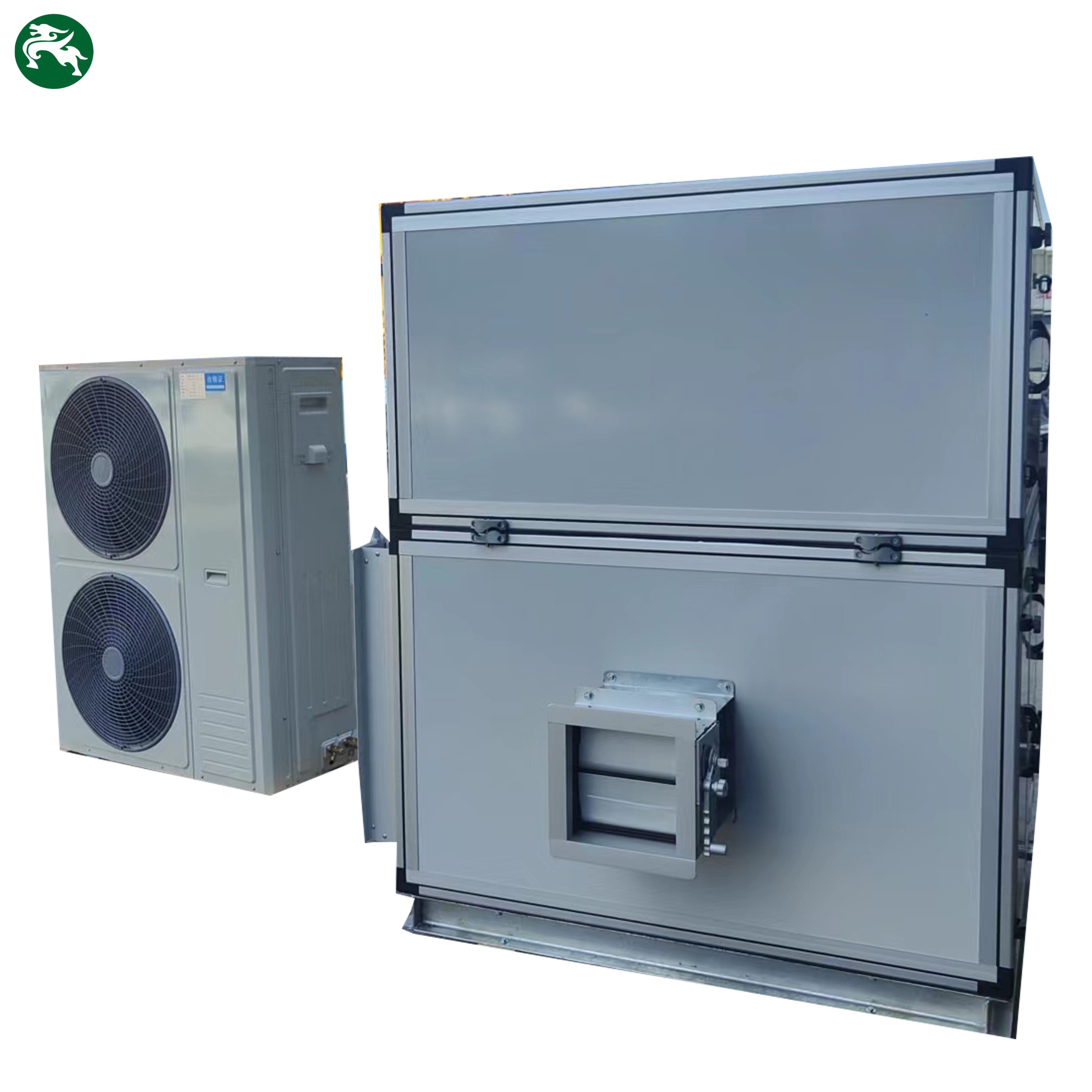 Sistema de manipulação de ar AHU modular de bobina vertical DX para resfriamento em instalações químicas