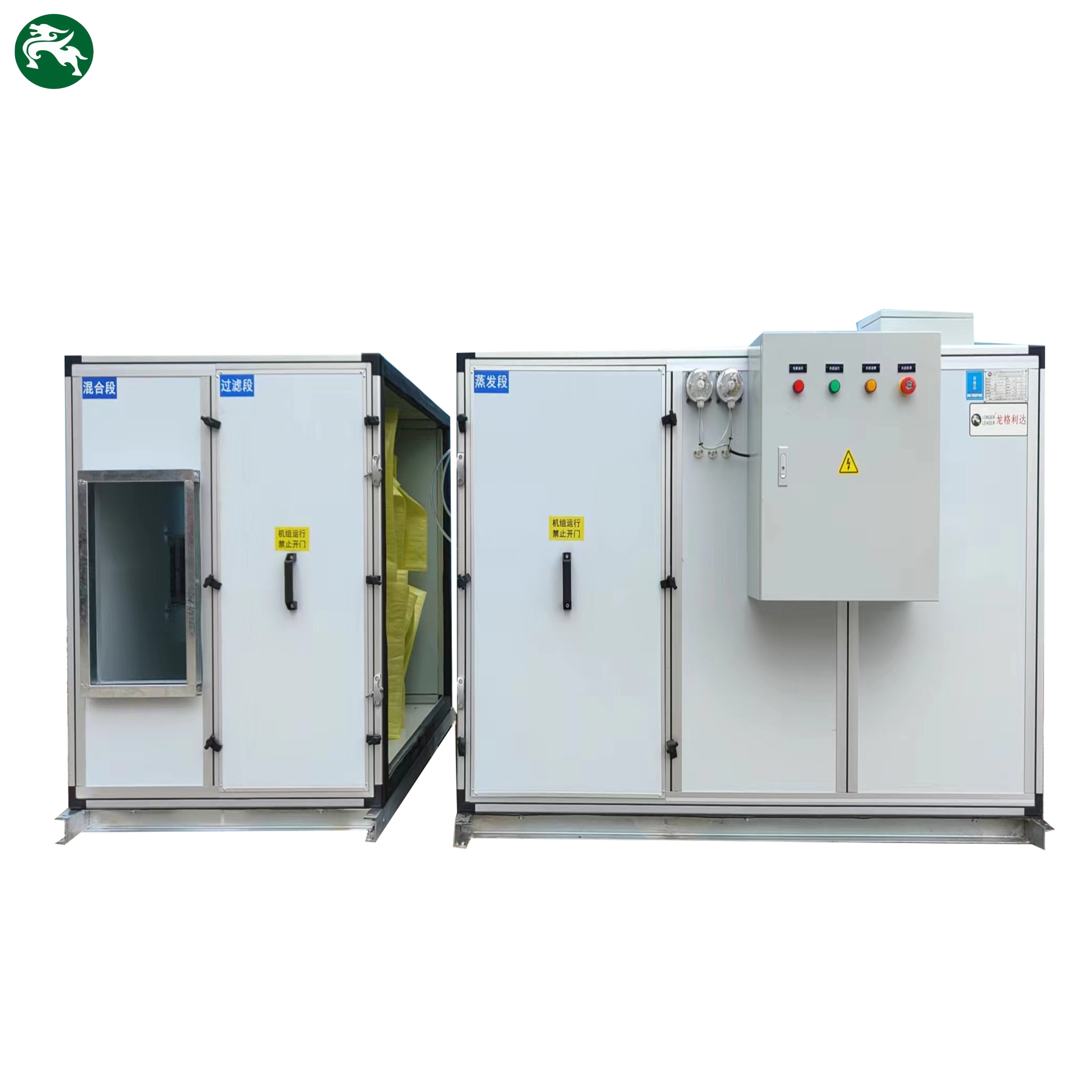 Divisão HVAC AHU Air Cooled DX Air Handling Unit Com Panasonic Compressor Single Cooling